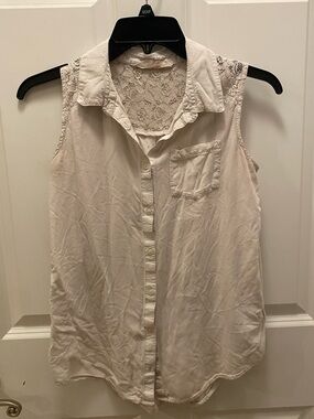 Vintage Women's White Tank Top